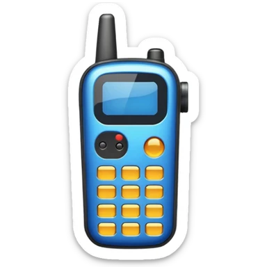 Walkie talk emoji  sticker
