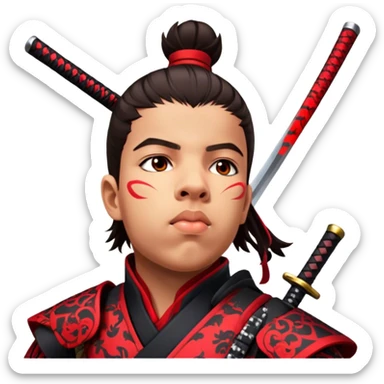 Daring Samurai sticker