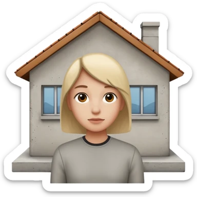 concrete personal house sticker