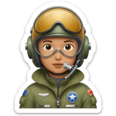 Aviador de combate sticker