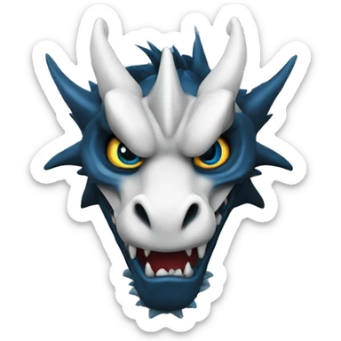kali linux dragon wnne sticker