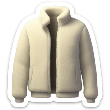 Cozy sherpa jacket  sticker