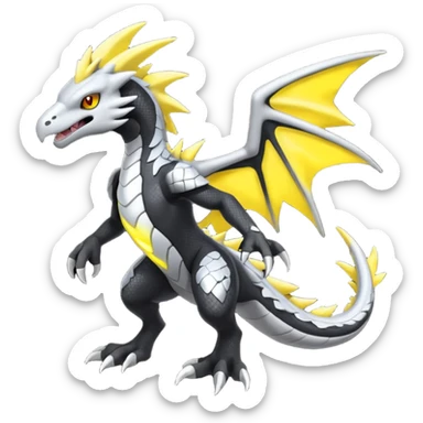 Salandit-Zekrom-Silvally-fusion (full body) sticker