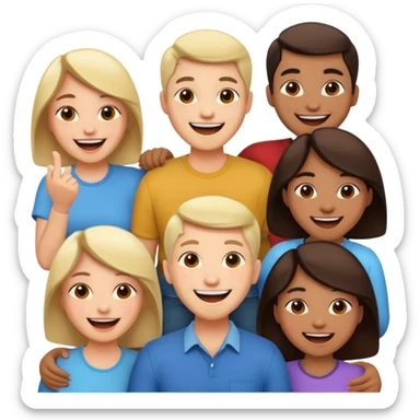 people talking sticker