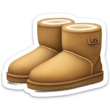 UGG slippers  sticker