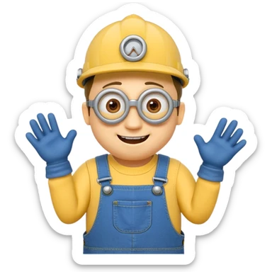 minion listening to music emoji sticker