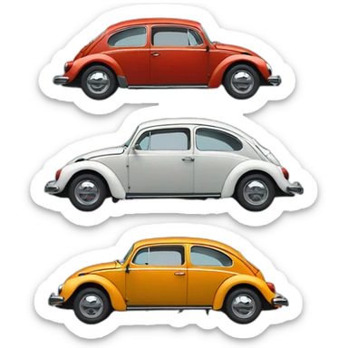 VW coccinelle 2014 sticker