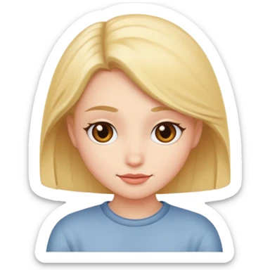 shy and flirty sticker