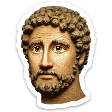 mosaic-roman sticker