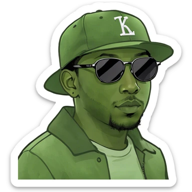 Kendrick Lamar sticker