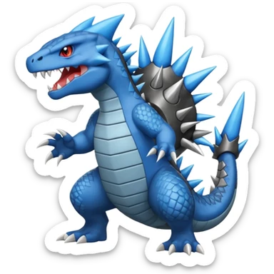 Feraligatr-Axew-fusion (full body) sticker