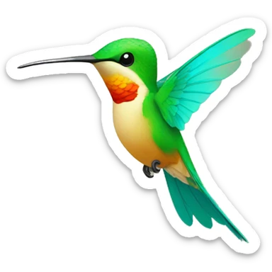 colibri sticker