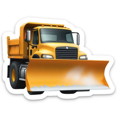 Snowplow sticker
