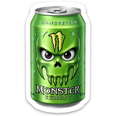 Monster energy drink sticker
