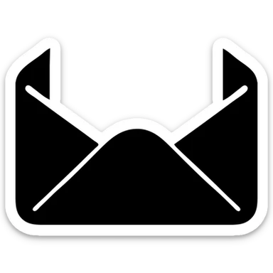 Convert to a clean, modern icon style with black and pink color scheme, no hearts, minimal details, flat color, suitable for app icons. sticker