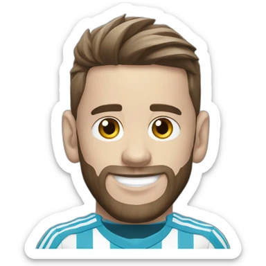 Messi olympique de marseille sticker