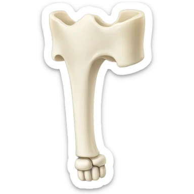 titanium shin bone sticker