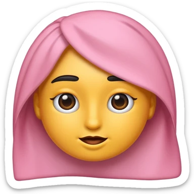 rosa pensando sticker