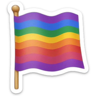 lgbt flag sticker
