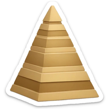 maslow pyramid sticker
