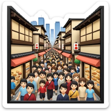 japan touristy shit sticker