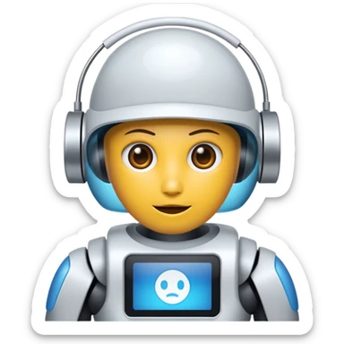 A fat white woman with her legs spread whilst sitting on a white man's face sticker