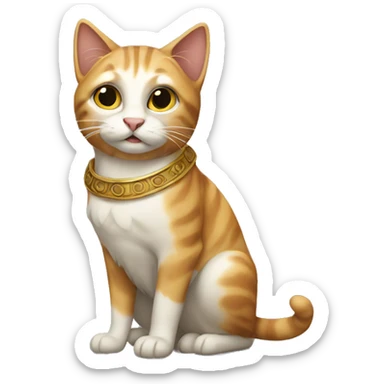 Roman cat sticker