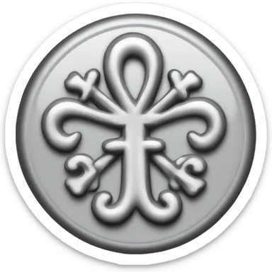 chrome hearts symbol sticker