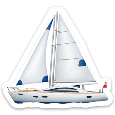 Sailing yacht  sticker