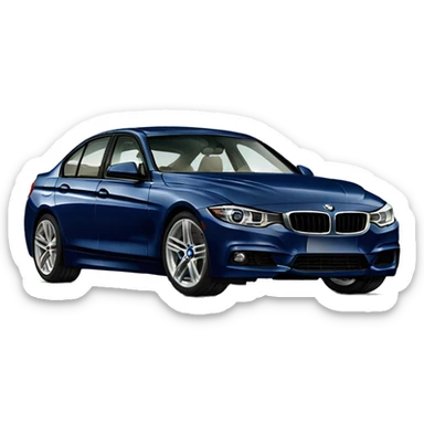 F30 bmw dark blue  sticker