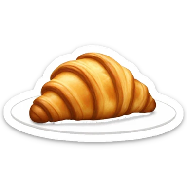 Croissant sticker