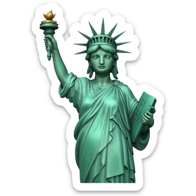 statue of liberty sticker