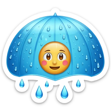 rain on windshield sticker