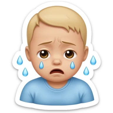 baby cry sticker