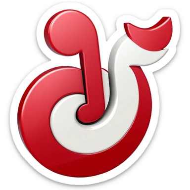 tiktok logo sticker