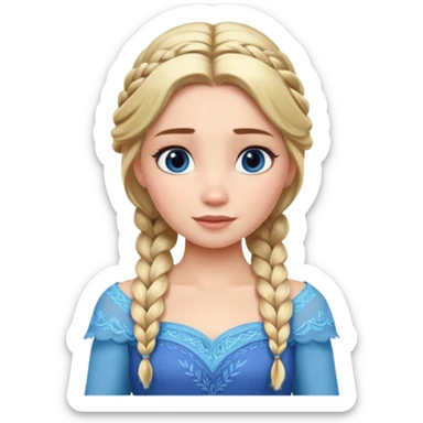 elsa frozen disney sticker