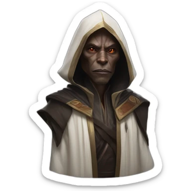 hyperrealist sith jedi in world of warcraft sticker