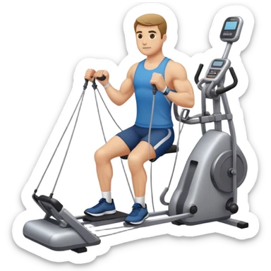 guy cable-crossover-machine sticker