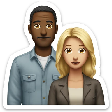 group of people giving the side eye sticker