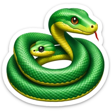 Snake sticker