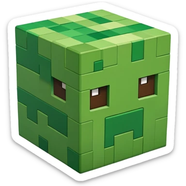 minecraft logo sticker