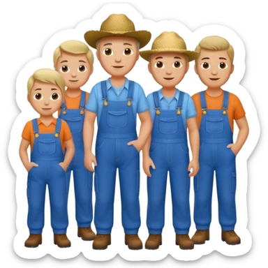 White farmers sticker