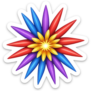 firework burst sticker