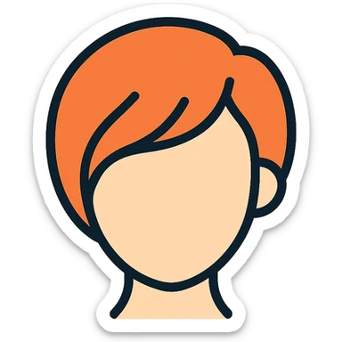 short hairstyle sticker