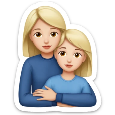 Girl bum sitting on man’s face sticker