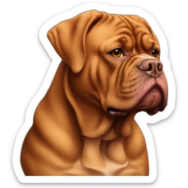 dogue de bordeaux sticker