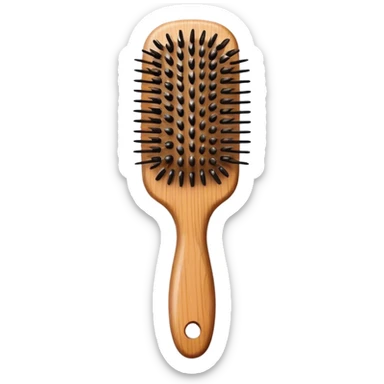 hair brush sticker