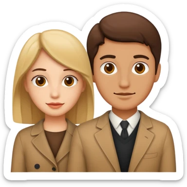 Italian 2 people sticker