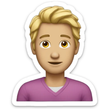 stuffy work on Monday sticker