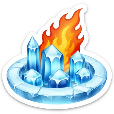 Hot and cold  sticker